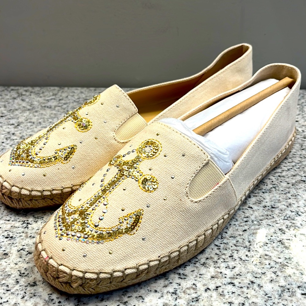 Quacker Factory Bling Flats by Jeanne Bice NWT